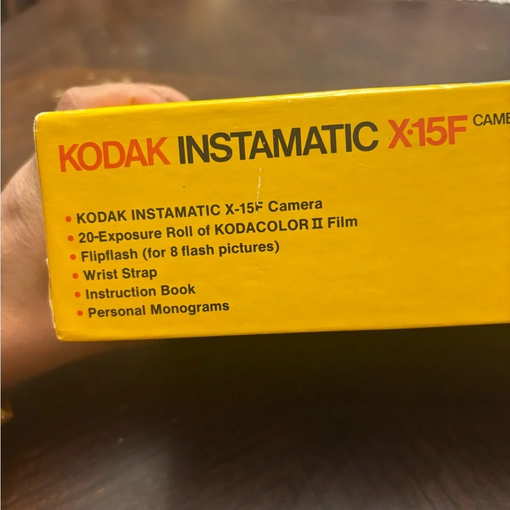 Vintage 1976 Kodak Instamactic X15F Camera Outfit